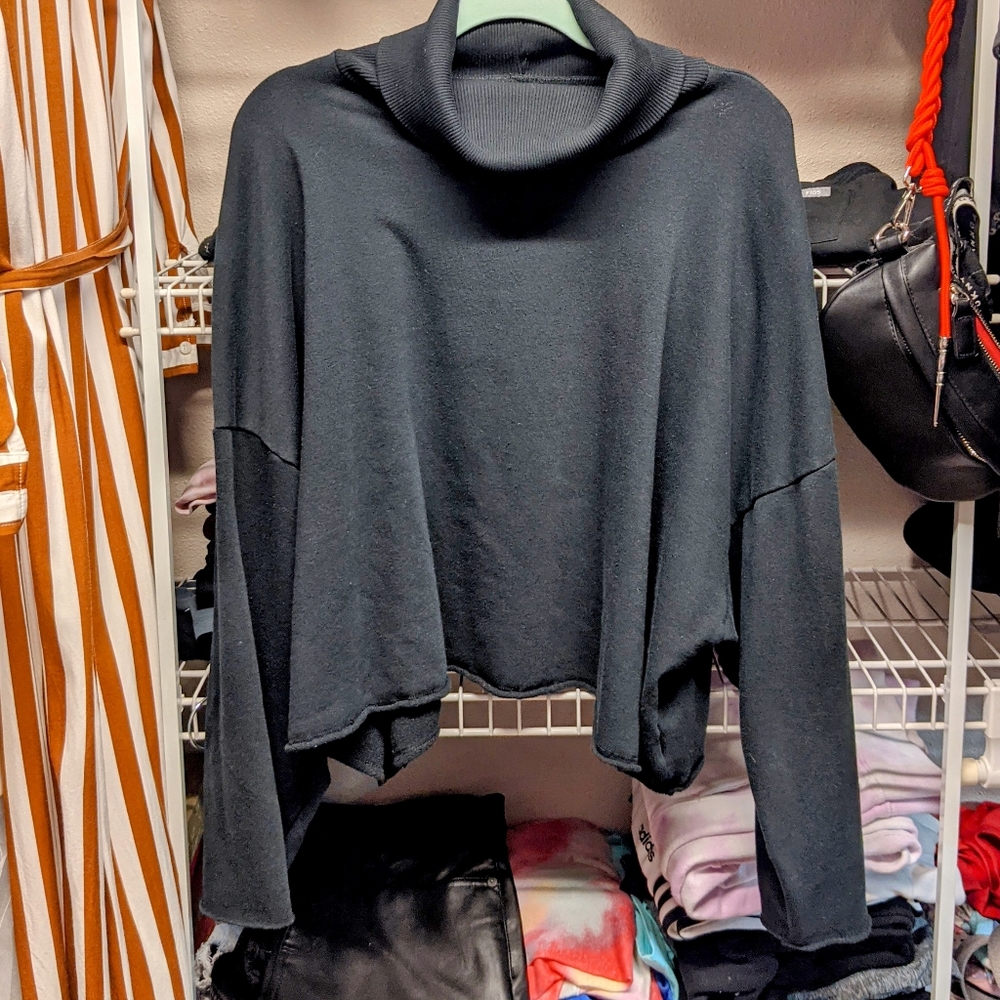 American Eagle over sized Cropped sweatshirt